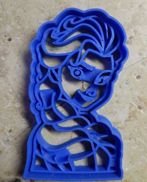 Frozen Elsa Face Cookie Cutter Each