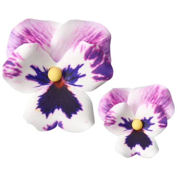 Purple Pansies Assortment 3 count