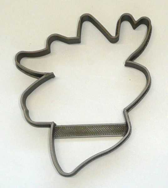 Deer Head Cookie Cutter Each