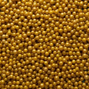 Gold Pearl Beads(4MM) 6 oz