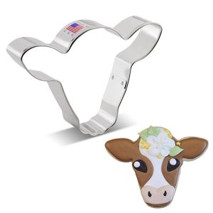Cow Cute Face Cutter 4 1/2″ x 3 1/4″