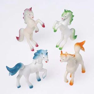 Unicorns Assorted Colors 4″ Each