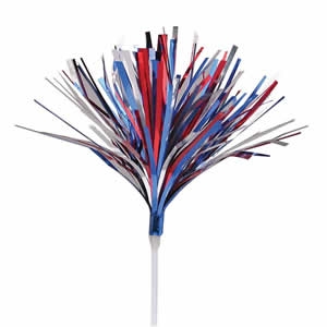 Mylar Spray Red, White & Blue 4 count