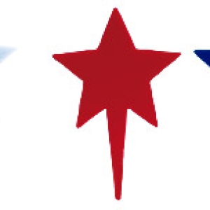 Star Patriotic Picks Red, White & Blue 3″ 12 count