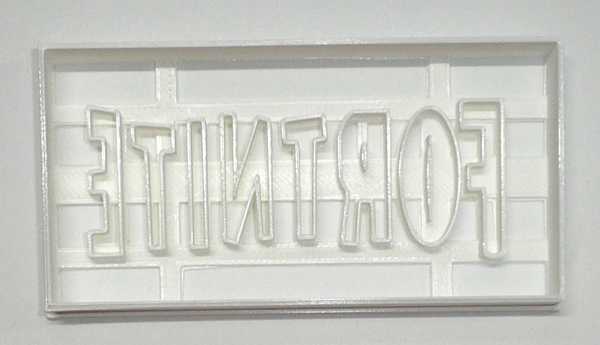 Fortnite Letter Cookie Cutter