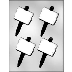 Blank Wooden Sign Pick Mold 4 cavity Each