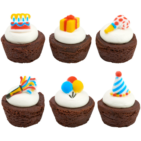 Mini Birthday Assorted Dec-Ons 12 count - Image 2