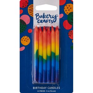 Rainbow Candles 12 count