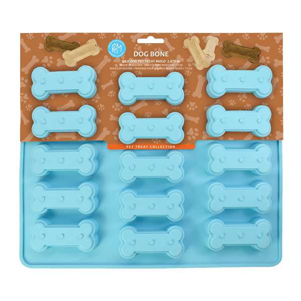 Dog Bone Silicone Mold 15 Cavity Each