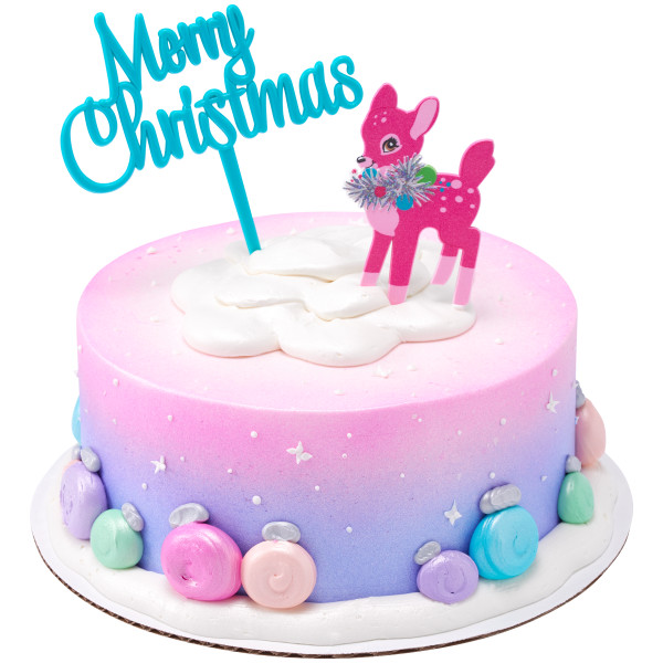 Merry Christmas Deer Layon 2 count