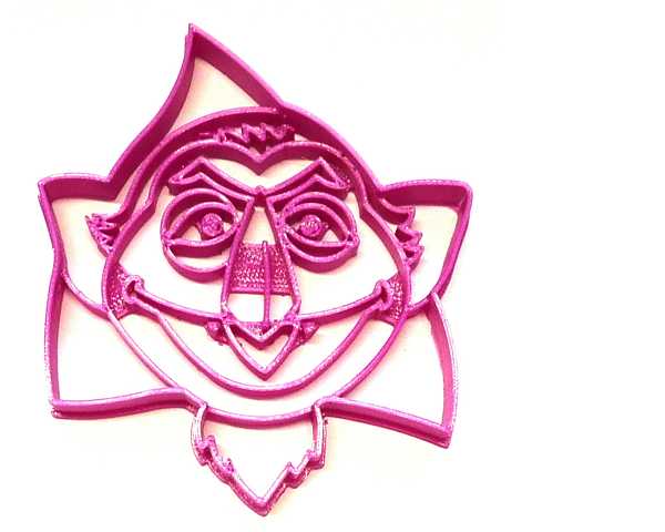 Count Von Count Face Sesame Street Cookie Cutter each