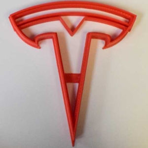 Tesla Emblem Cookie Cutter Each