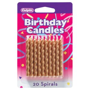 Gold Candles 20 count