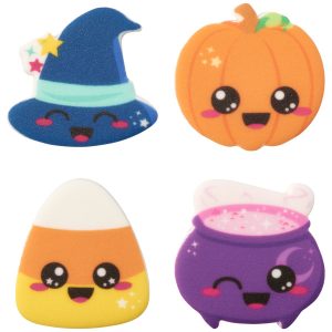 Halloween Cuties Sweet Decor Printed Edible Decorations 12 count