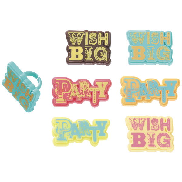 Party & Wish Big Rings 12 count