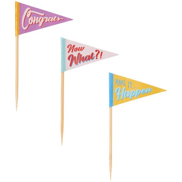 Pennant Assortment DecoPics 12 count