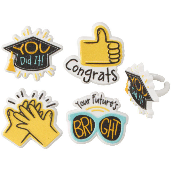 Bright Future Cupcake Rings 12 count