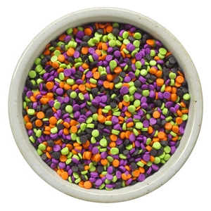 Small Dot Quins Black, Orange, Purple, Lime Green 4 ounce