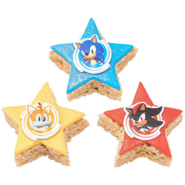 Sonic, Tails and Shadow Cupcake Rings 12 count - Image 3