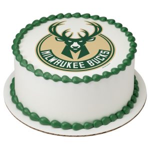 Milwaukee Bucks Edible Image (Round) Each