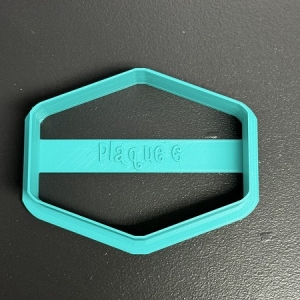 Plaque 6 Cookie Cutter