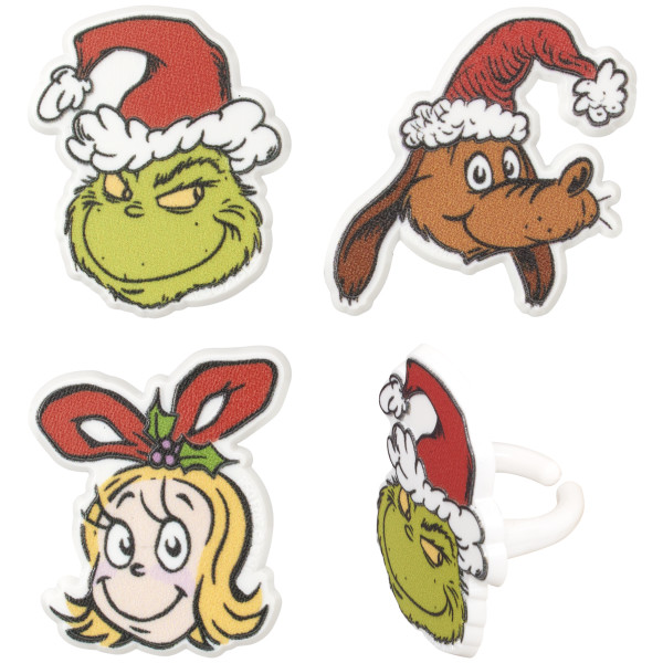 How The Grinch Stole Christmas Cupcake Rings 12 count