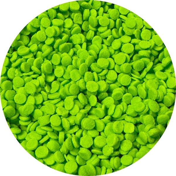 Lime Green Mini Confetti Quins 5 ounce