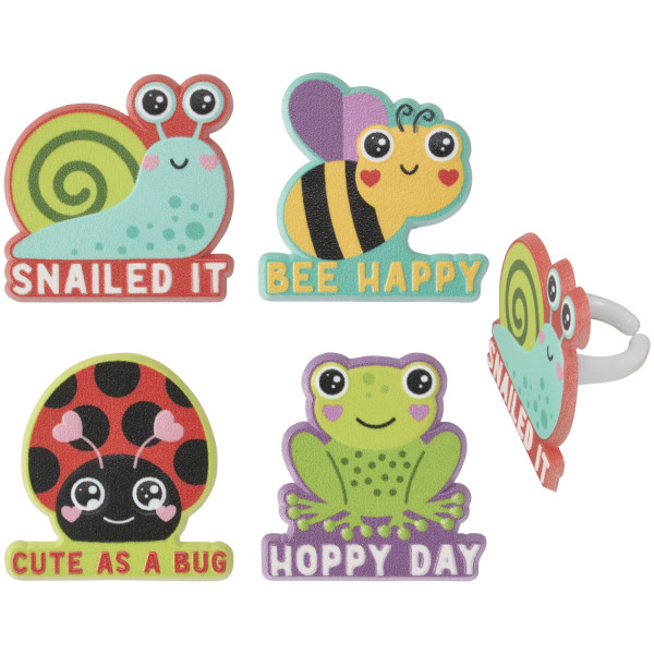 Critter Cuties Cupcake Rings 12 count