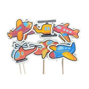 Airplane Cupcake Picks 12 count