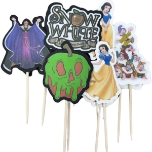 Princess Snow Cupcake Picks 12 count