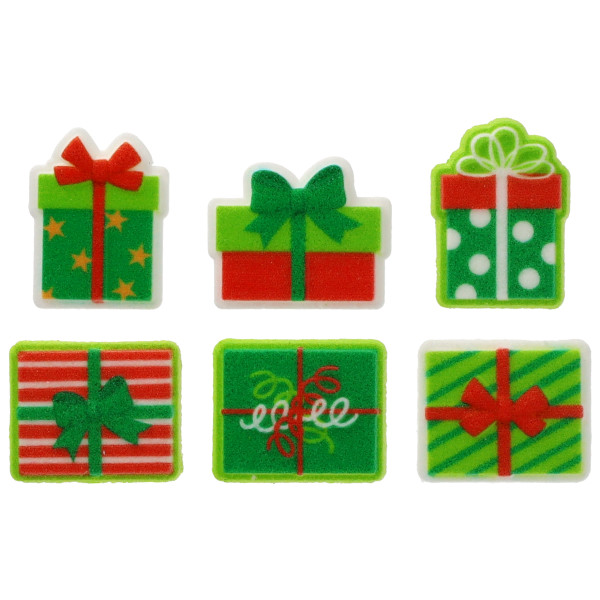 Festive Presents Dec-Ons 6 Count