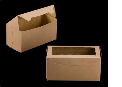 8" x 4"x 4" Brown Cake Box Each