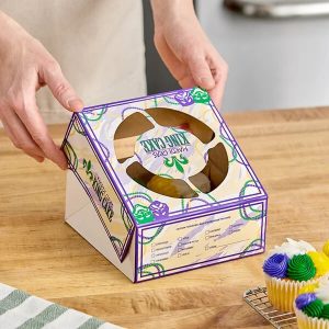 6″x 6″x 2.5″ Mardi Gras Box Each