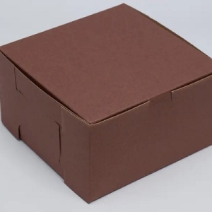 7″ x 7″ x  4″ Chocolate Brown Box Each