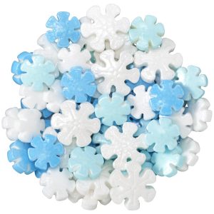 Snowflake Shapes Candy Sprinkles 5 OZ