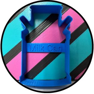 Milk Can Cookie Cutter
