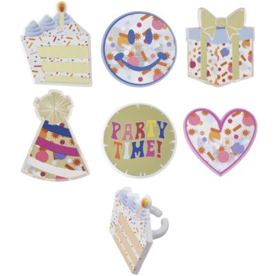 Packed Party Time Assortment Rings  12 count