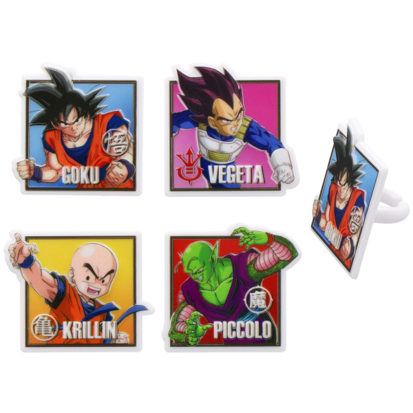 Dragon Ball Z Dragon Team Cupcake Rings 12 ct - Image 2