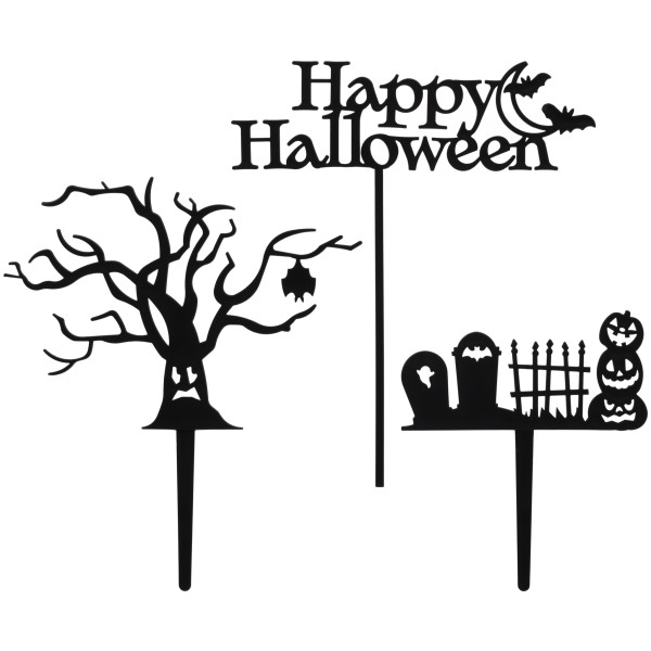 Spooky Tree & Graveyard Cake Kit Each - Image 2