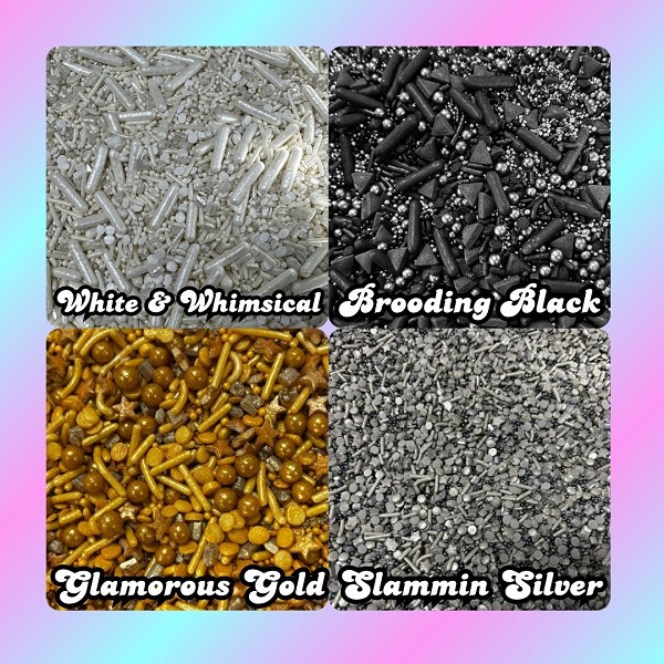 Glam Collection Sprinkle Pack 4 Colors - Image 2