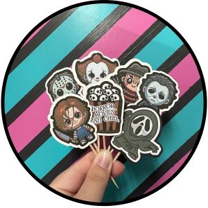 Horror Friends Cupcake Picks 12 CT
