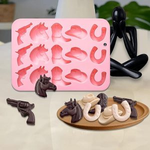 Cowboy Silicone 15 Cavities (5 Shapes) Each