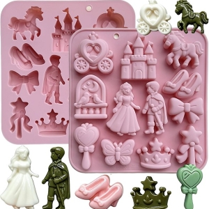 Fairy Tale Princess Silicone 12 Cavities Each