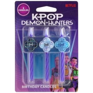 KPop Demon Hunters Icon Candle 6 peice Set