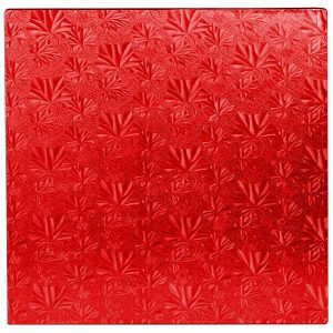 18″ Red Square Drum Each