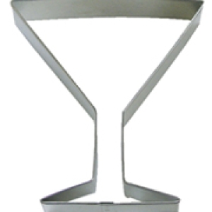 Martini Glass Cookie Cutter 4″ Each
