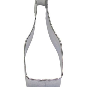 Champagne Bottle Cookie Cutter 4 1/2″ Each