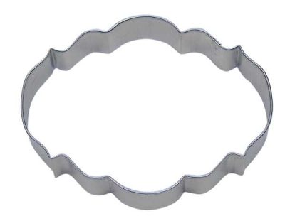 Plaque Elegant Cookie Cutter 4 1/4" Each