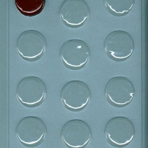 Filled Peppermint Patty Mold 12 cavity Each