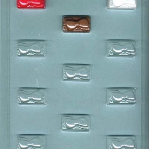 Package with Bow Candy Mold 11 cavity Each